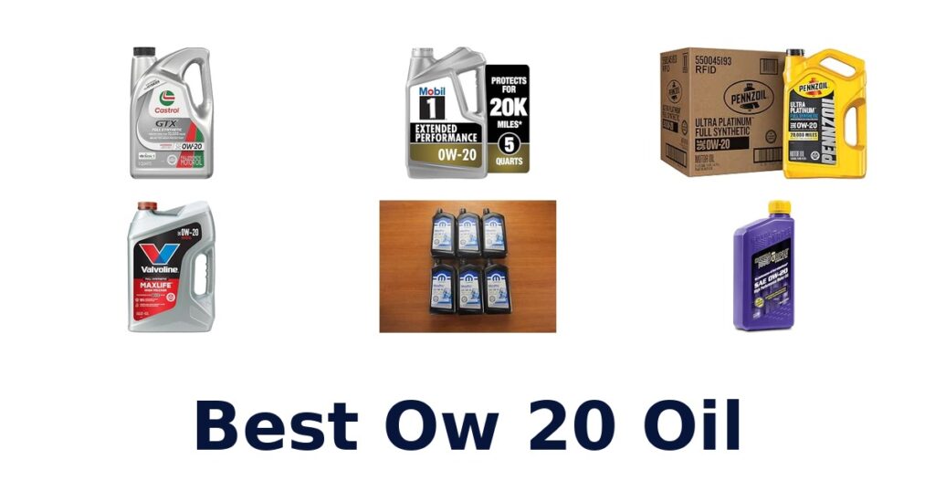 Best Ow 20 Oil