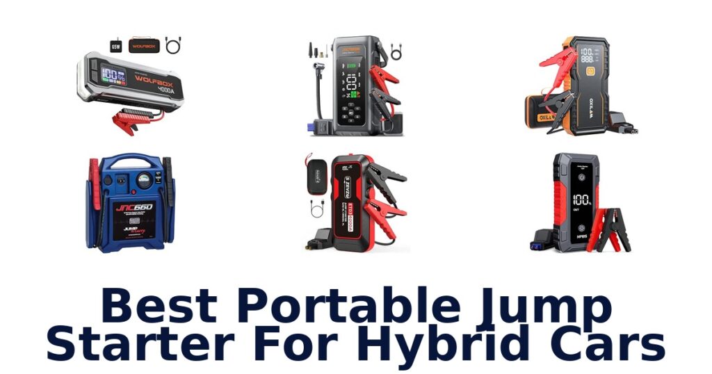 Best Portable Jump Starter For Hybrid Cars