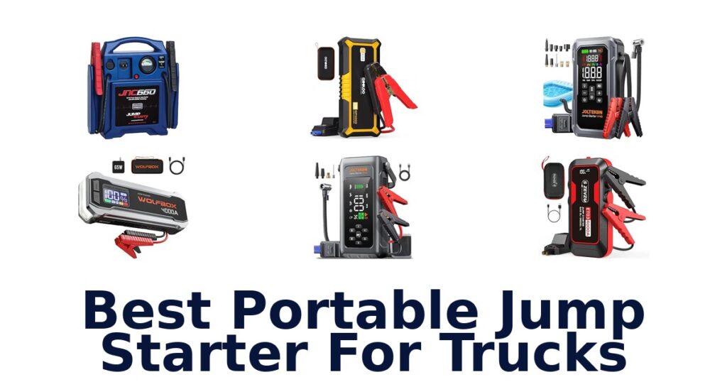 Best Portable Jump Starter For Trucks