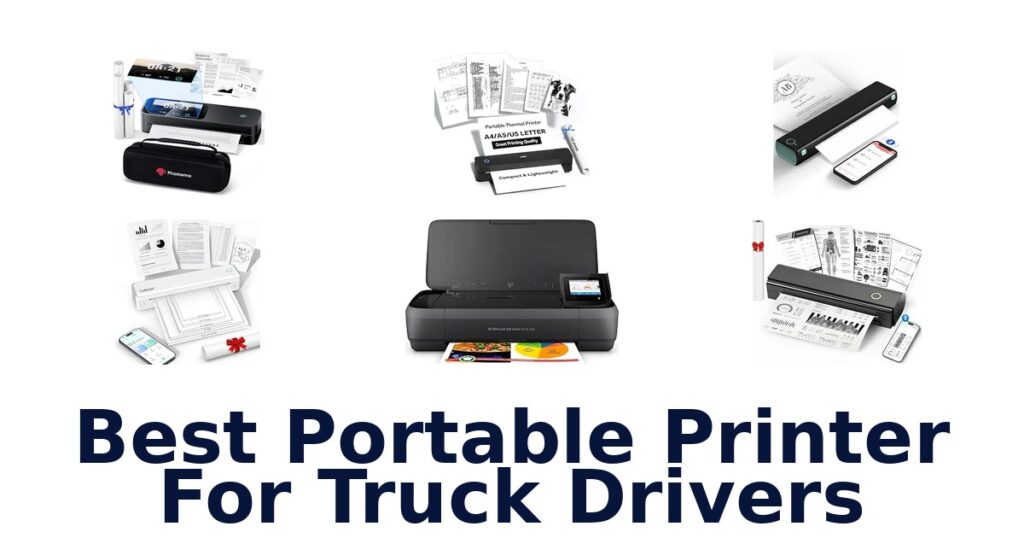 Best Portable Printer For Truck Drivers