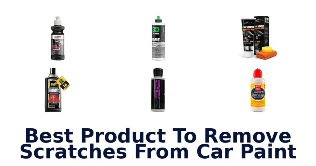 Best Product To Remove Scratches From Car Paint