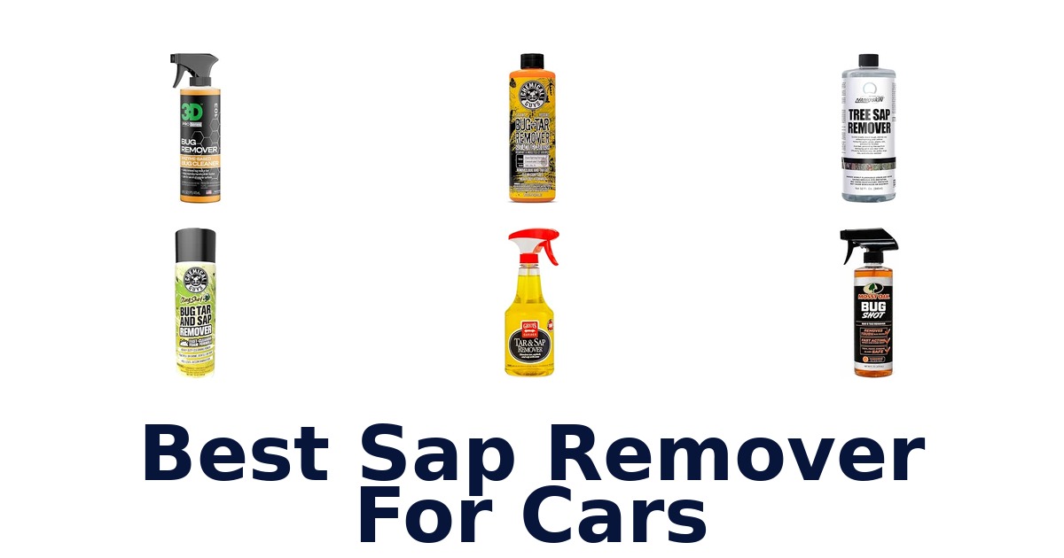 Best Sap Remover For Cars