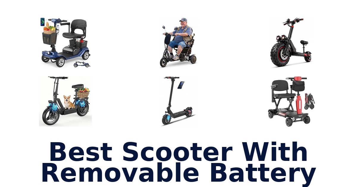 Best Scooter With Removable Battery
