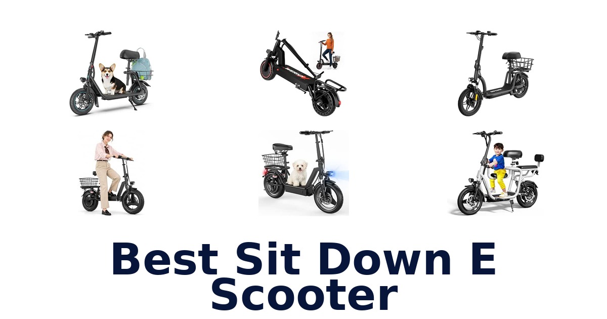 Best Sit Down E Scooter