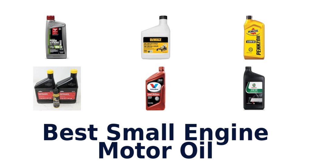 Best Small Engine Motor Oil