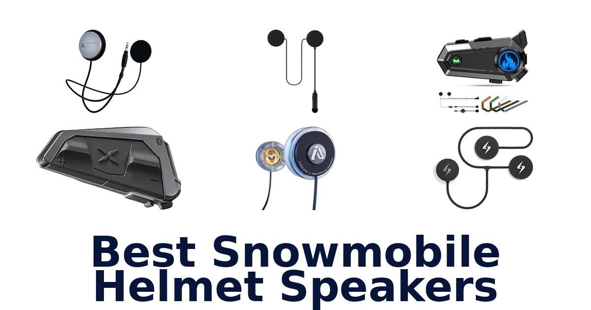 Best Snowmobile Helmet Speakers