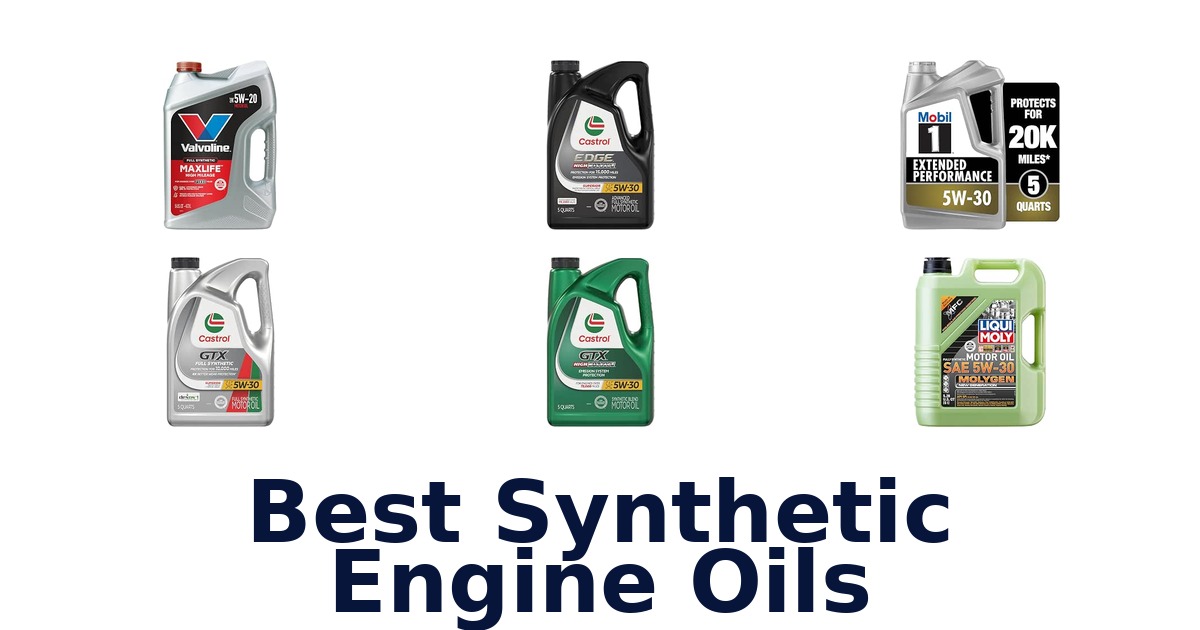 Best Synthetic Engine Oils