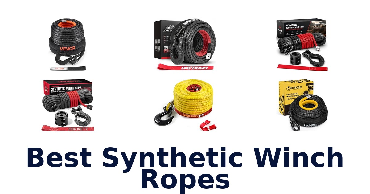 Best Synthetic Winch Ropes