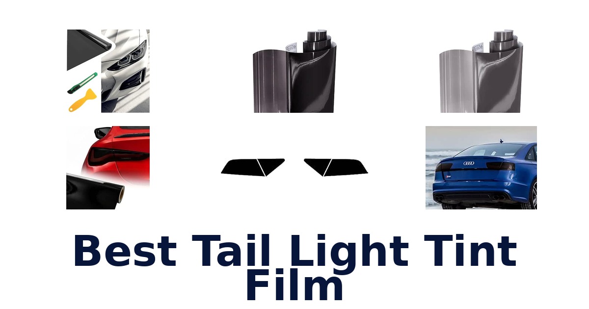 Best Tail Light Tint Film