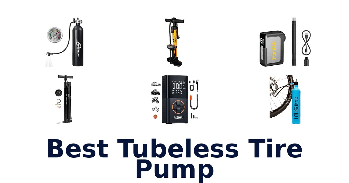 Best Tubeless Tire Pump