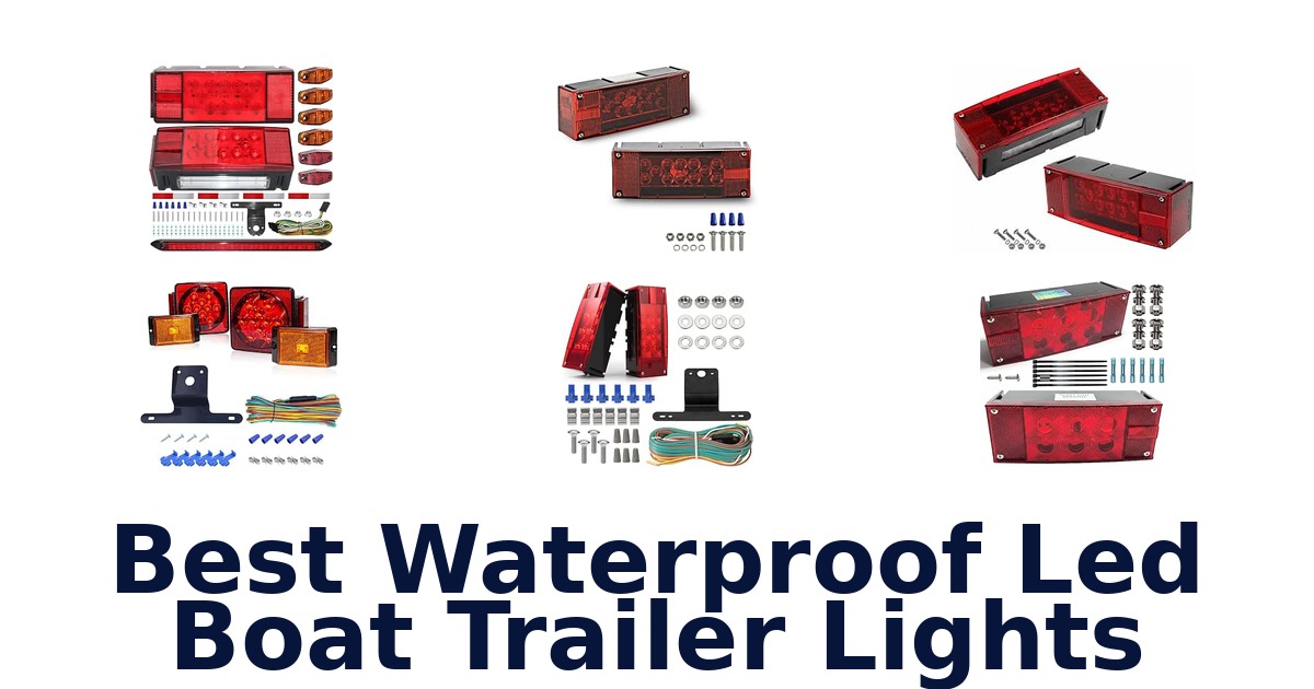 Best Waterproof Led Boat Trailer Lights