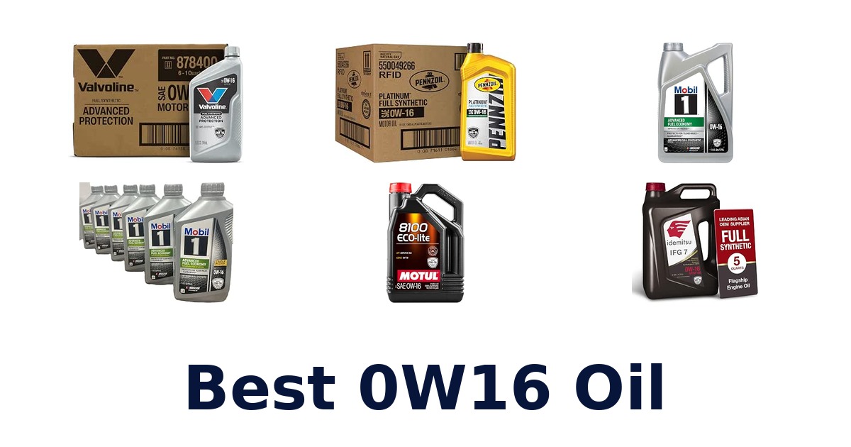 Best 0W16 Oil