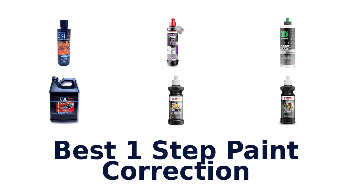 Best 1 Step Paint Correction