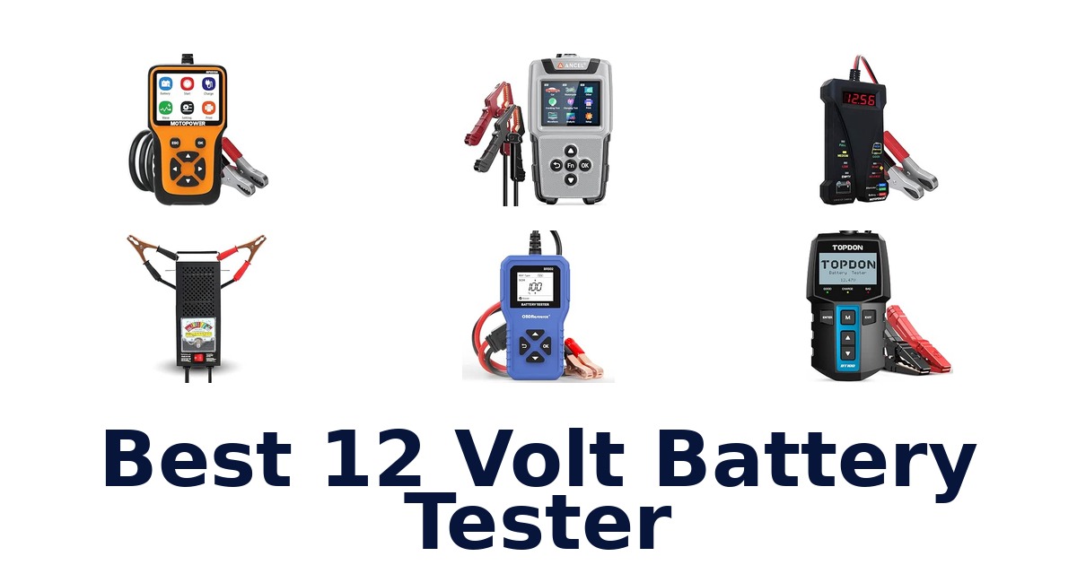 Best 12 Volt Battery Tester