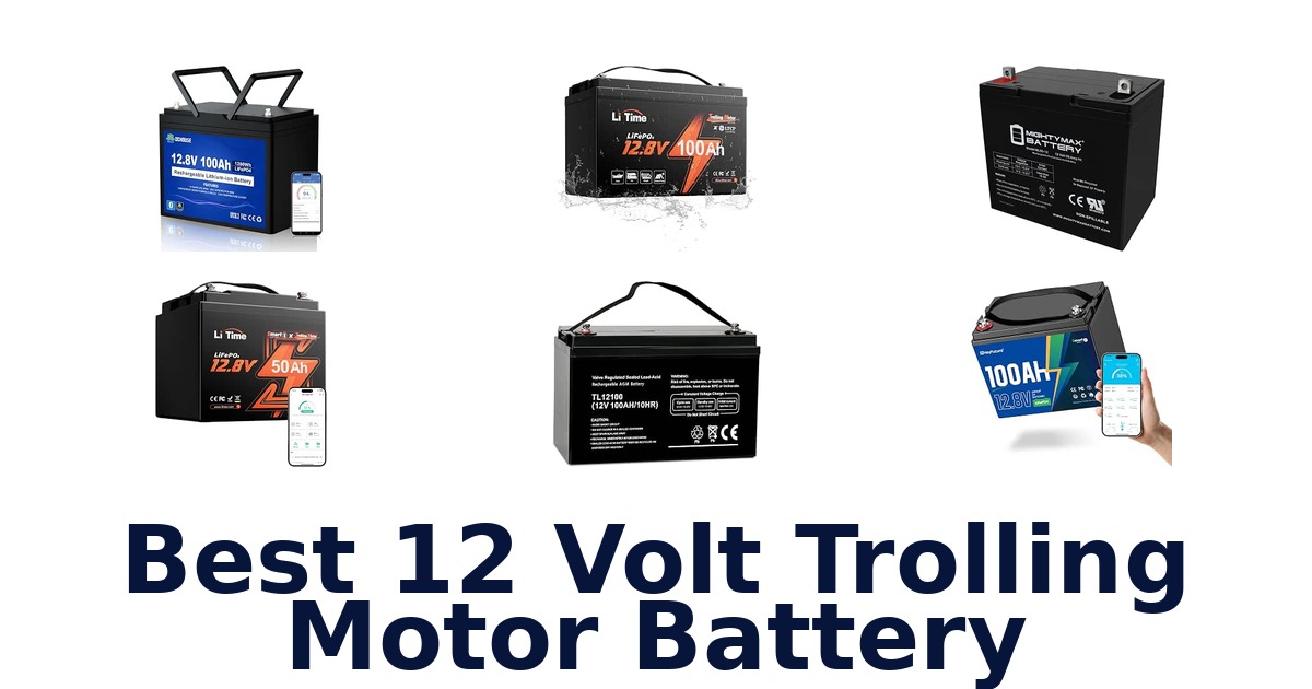 Best 12 Volt Trolling Motor Battery