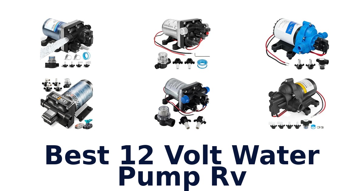 Best 12 Volt Water Pump RV