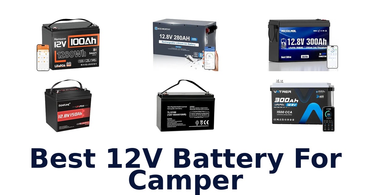 Best 12V Battery For Camper
