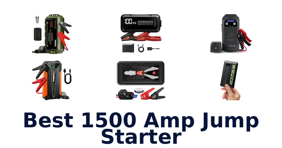 Best 1500 Amp Jump Starter