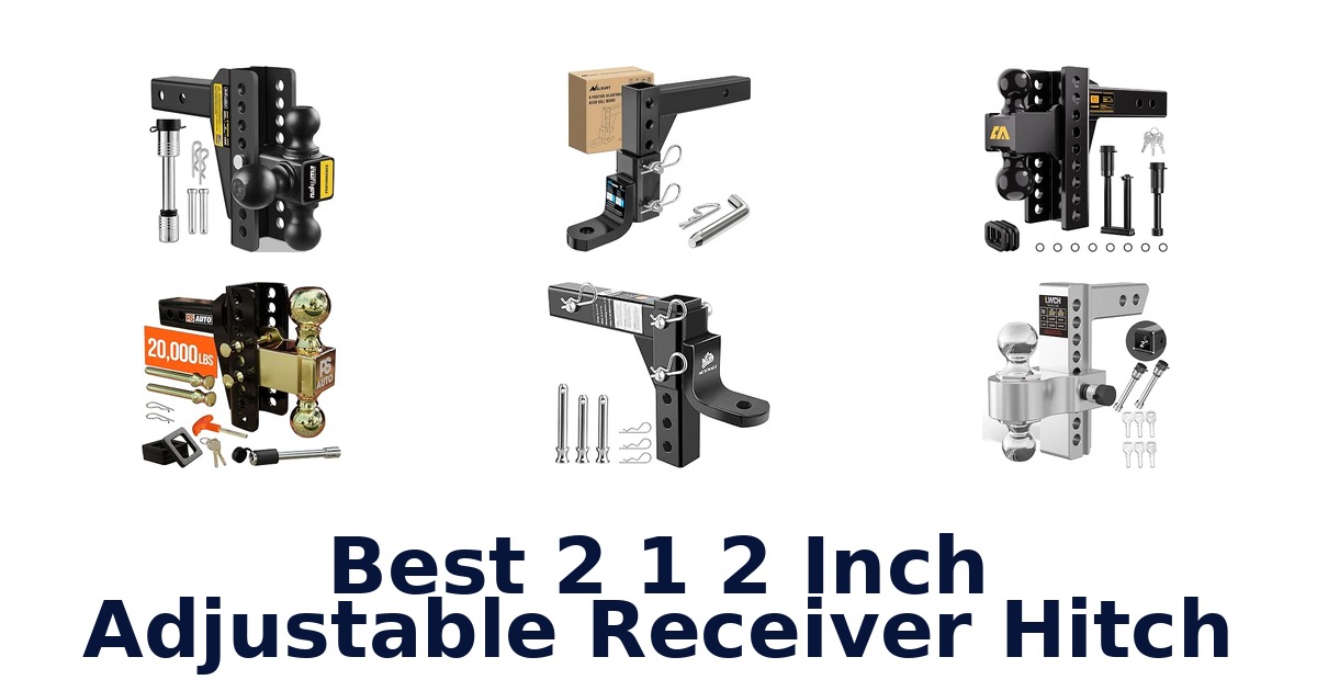 Best 2 1 2 Inch Adjustable Receiver Hitch