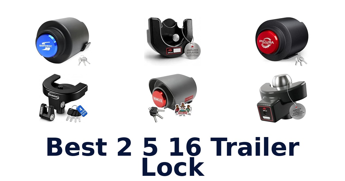Best 2 5 16 Trailer Lock