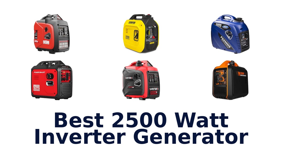 Best 2500 Watt Inverter Generator