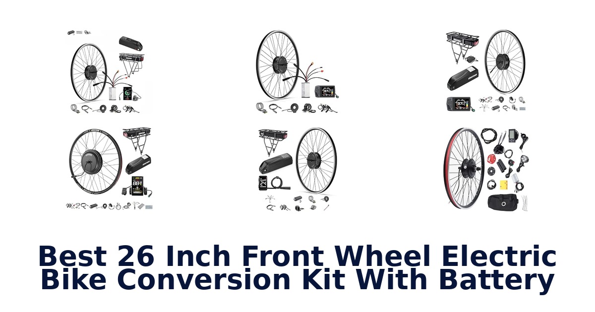 Best 26 Inch Front Wheel Electric Bike Conversion Kit With Battery