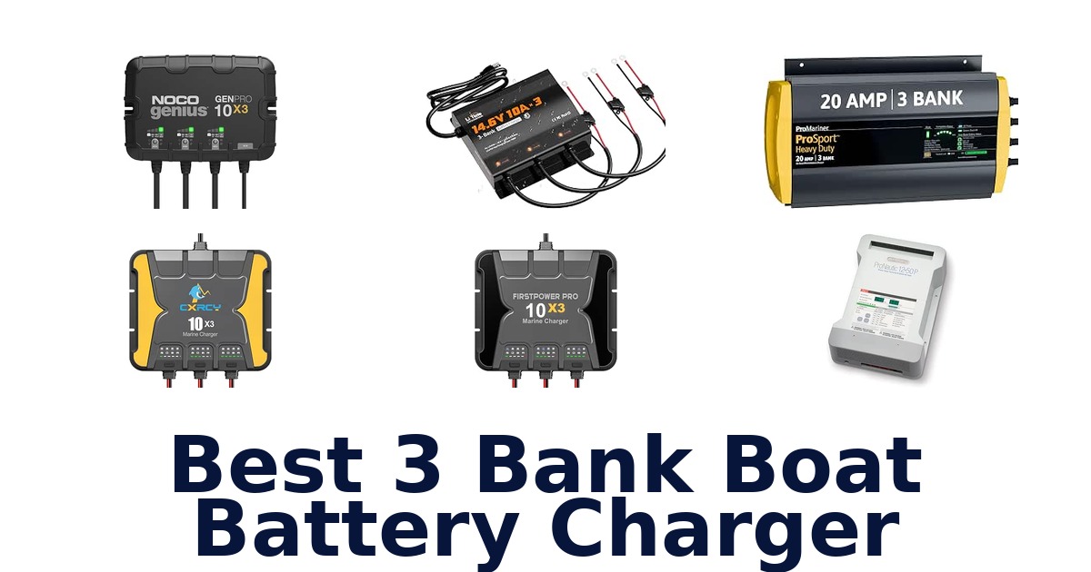 Best 3 Bank Boat Battery Charger