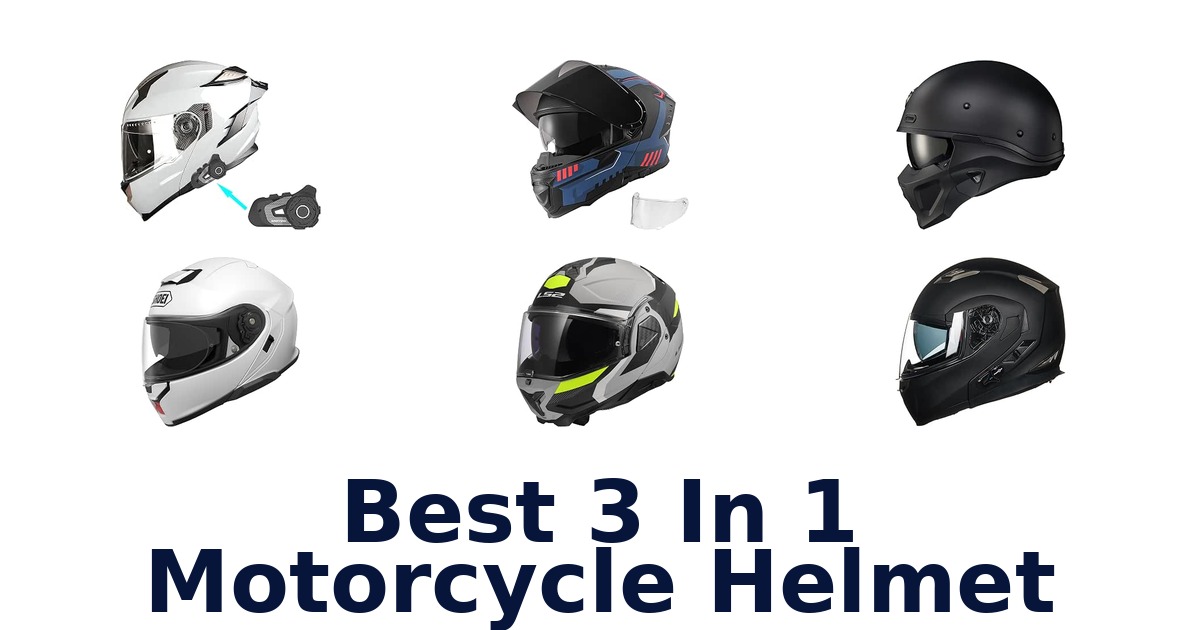 Best 3 In 1 Motorcycle Helmet