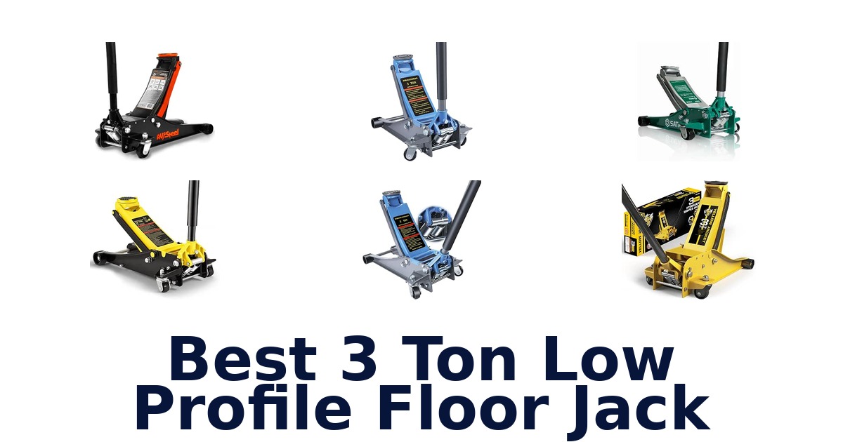Best 3 Ton Low Profile Floor Jack