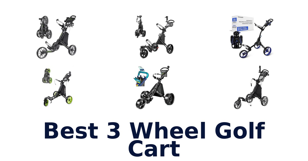 Best 3 Wheel Golf Cart