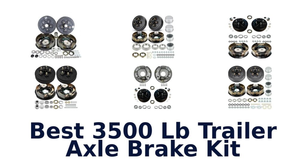 Best 3500 lb Trailer Axle Brake Kit