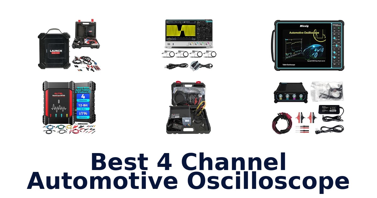 Best 4 Channel Automotive Oscilloscope