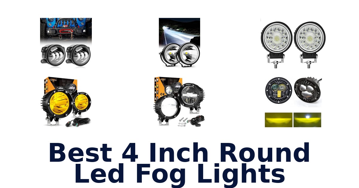Best 4 Inch Round Led Fog Lights