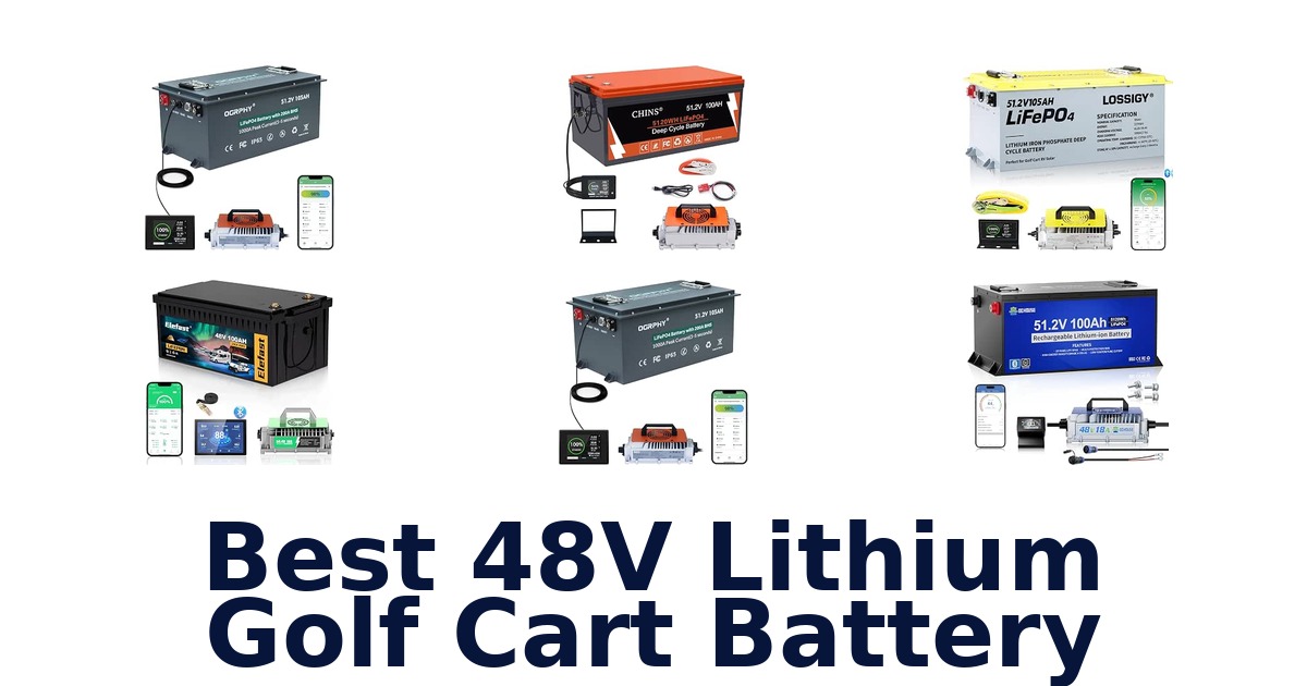 Best 48V Lithium Golf Cart Battery