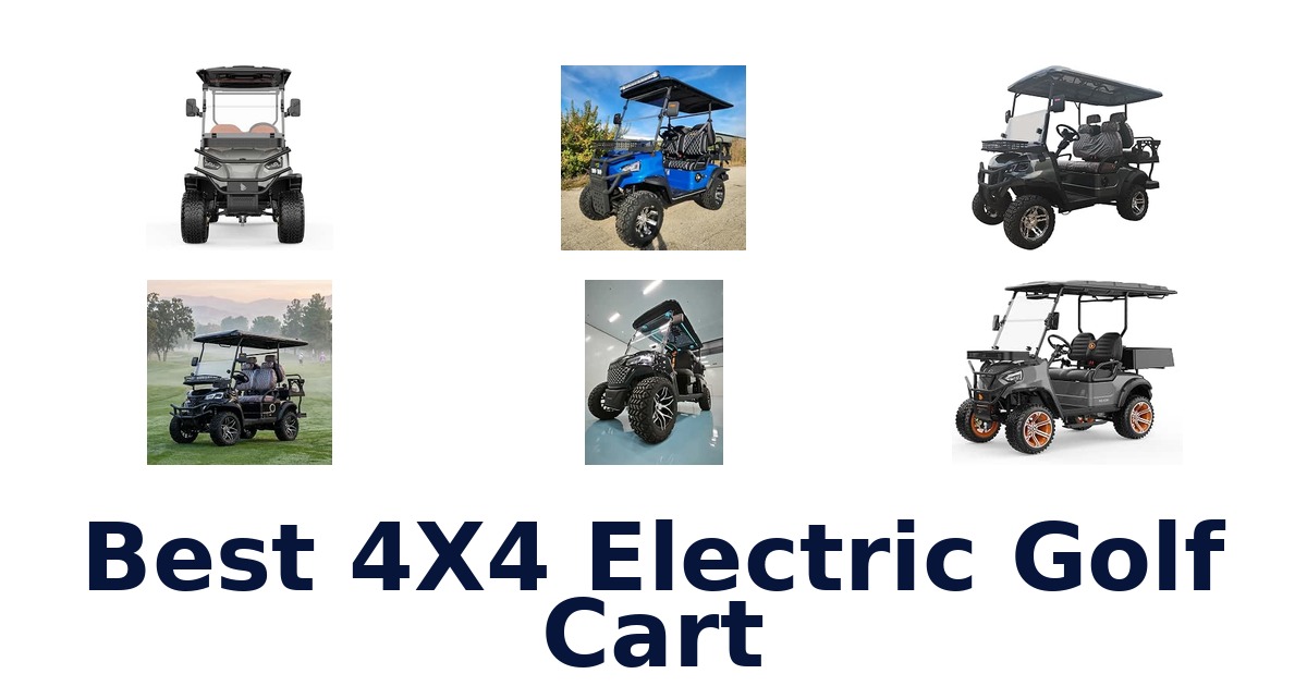 Best 4X4 Electric Golf Cart