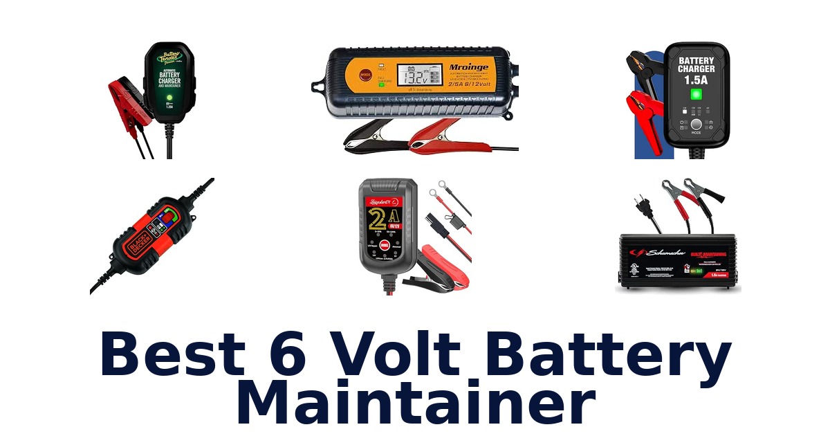 Best 6 Volt Battery Maintainer