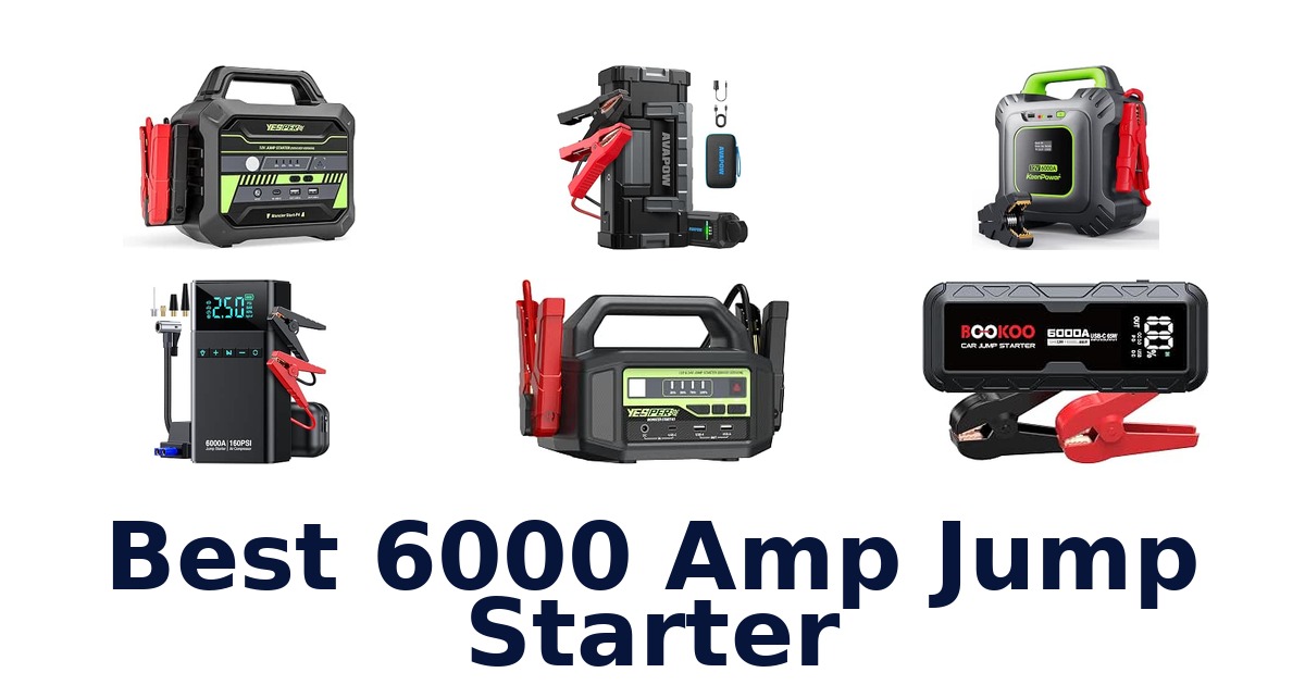 Best 6000 Amp Jump Starter