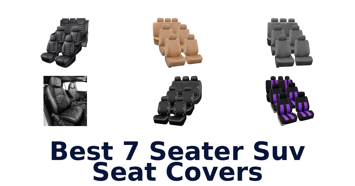 Best 7 Seater Suv Seat Covers