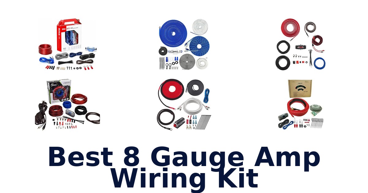 Best 8 Gauge Amp Wiring Kit