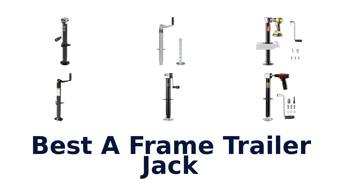 Best A Frame Trailer Jack