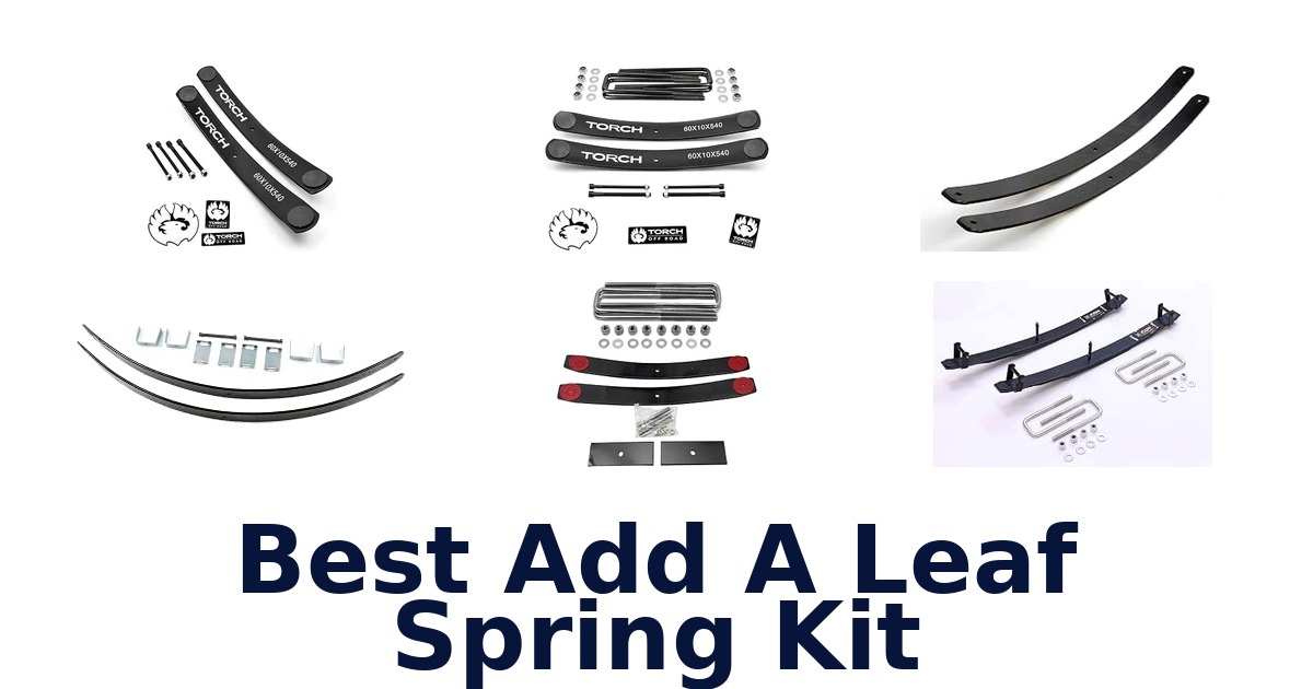 Best Add A Leaf Spring Kit