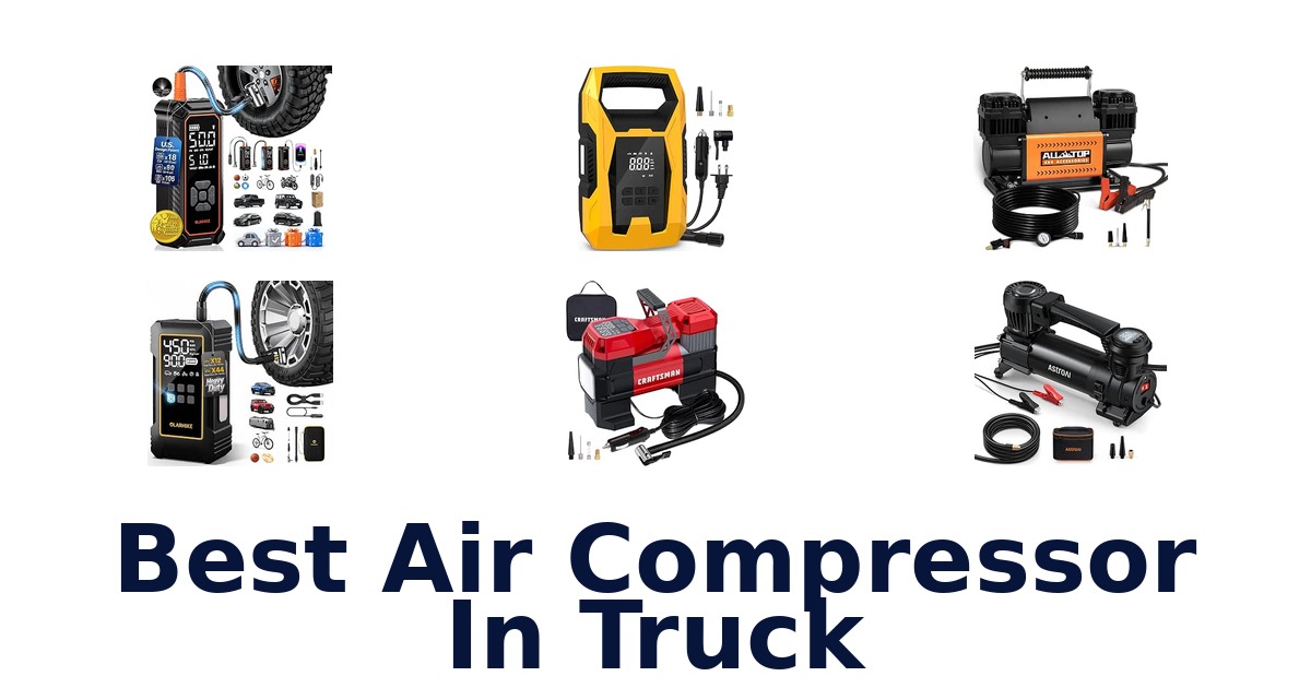 Best Air Compressor In Truck