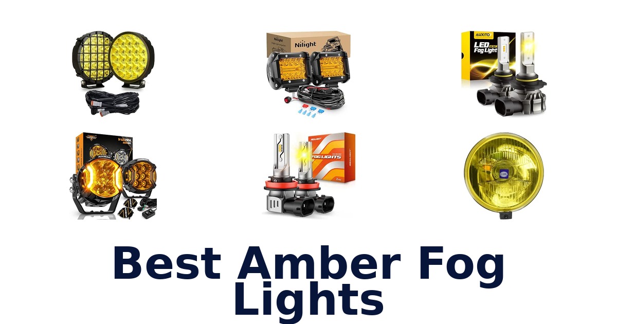 Best Amber Fog Lights