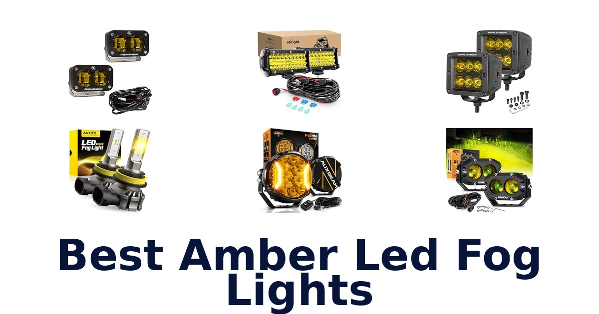 Best Amber Led Fog Lights