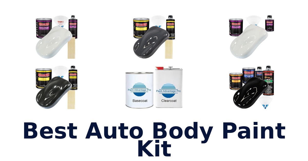 Best Auto Body Paint Kit