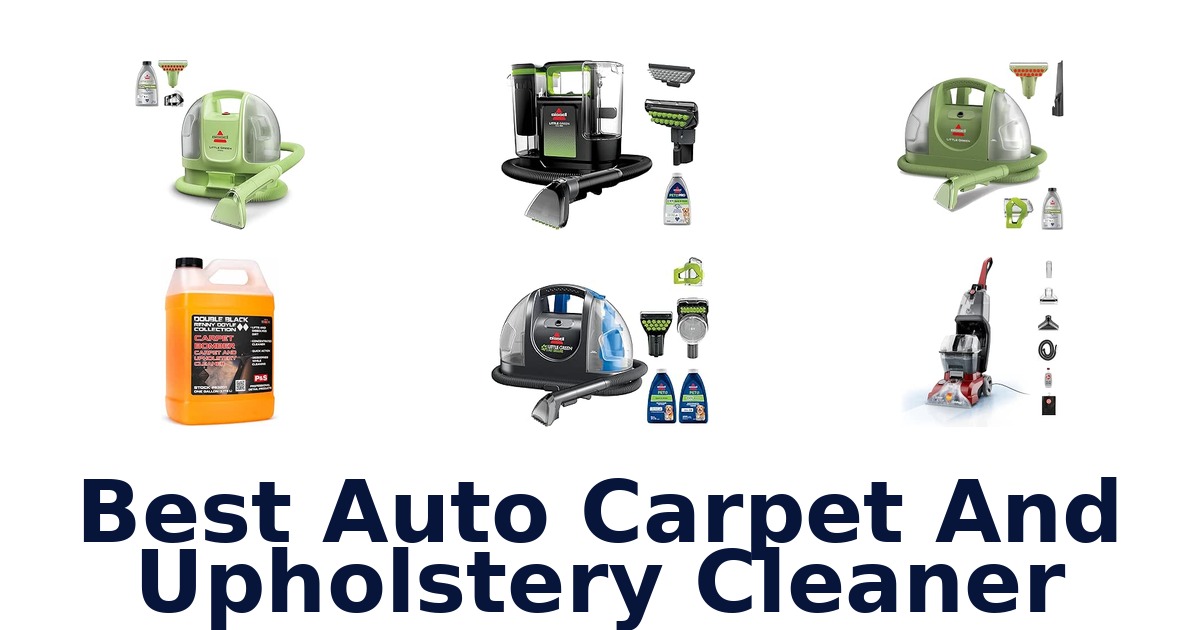 Best Auto Carpet And Upholstery Cleaner