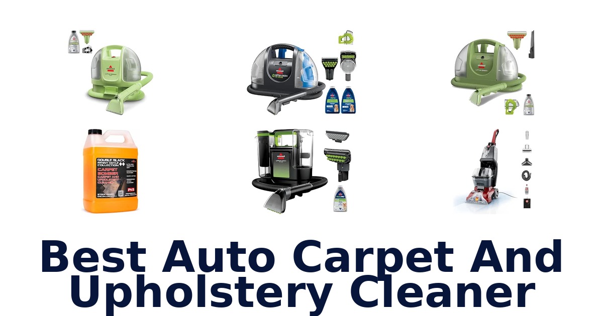 Best Auto Carpet And Upholstery Cleaner