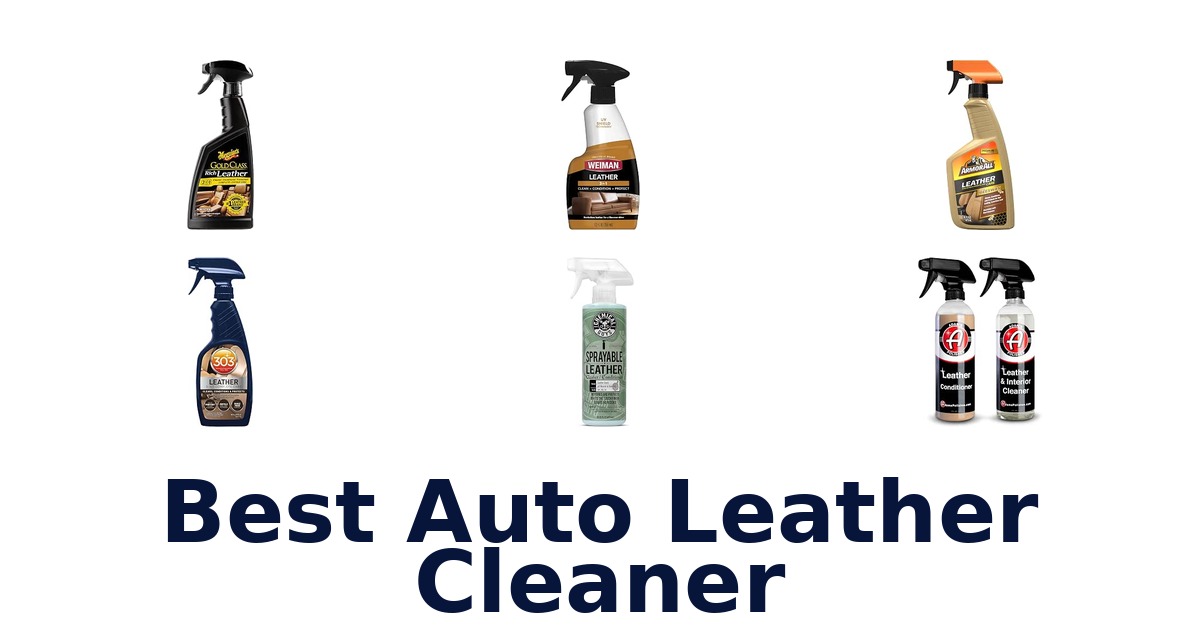 Best Auto Leather Cleaner