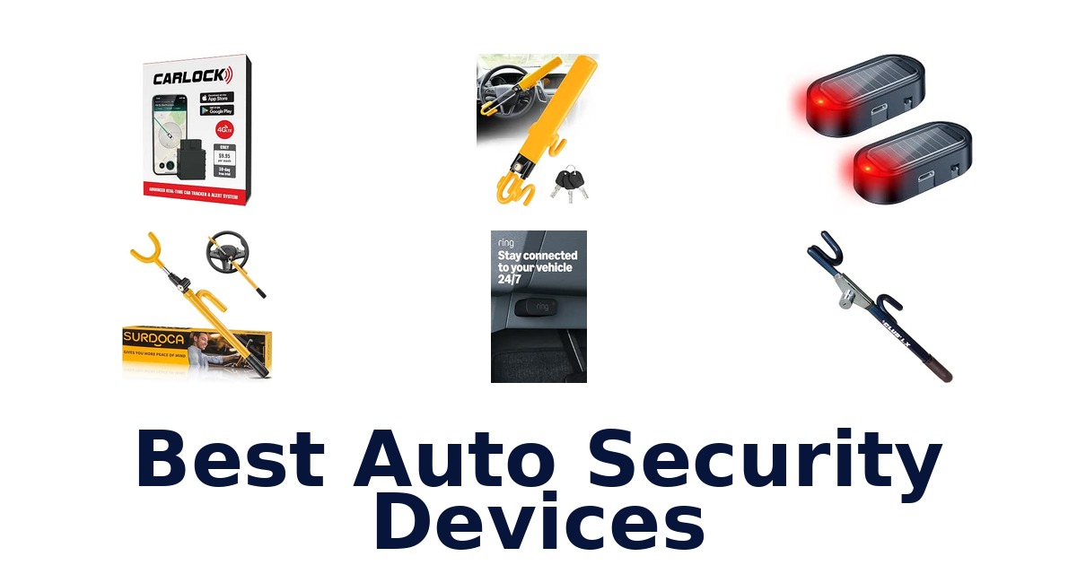Best Auto Security Devices