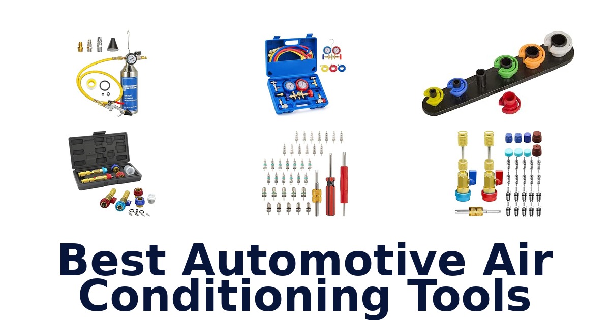 Best Automotive Air Conditioning Tools